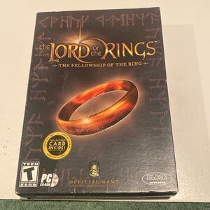 NWT & Vintage 2002 The Lord of the Rings, The Fellowship of the Ring PC-CD NEW